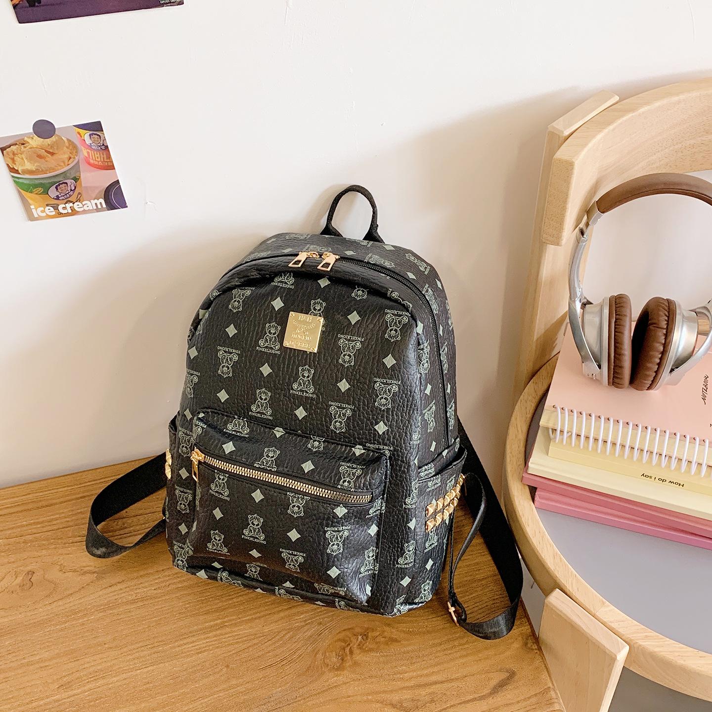 

Нишевый рюкзак Новый год Новый стиль Студенческий милый школьный рюкзак Большой вместимости Универсальный женский дорожный Легкий рюкзак