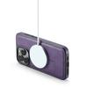 Seria MAGKING K1 Dla iPhone 14 Pro Magnetyczne Etui PC+TPU+Skóra PU Wstrząsoodporne Etui na Telefon