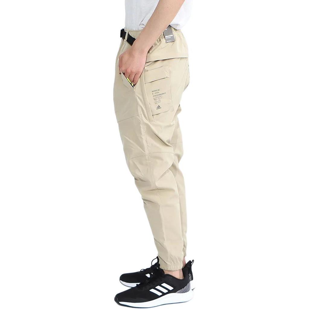 adidas Knitted Sweatpants Men's Grassland Brown Moderate Straight Fit Pants GF4004