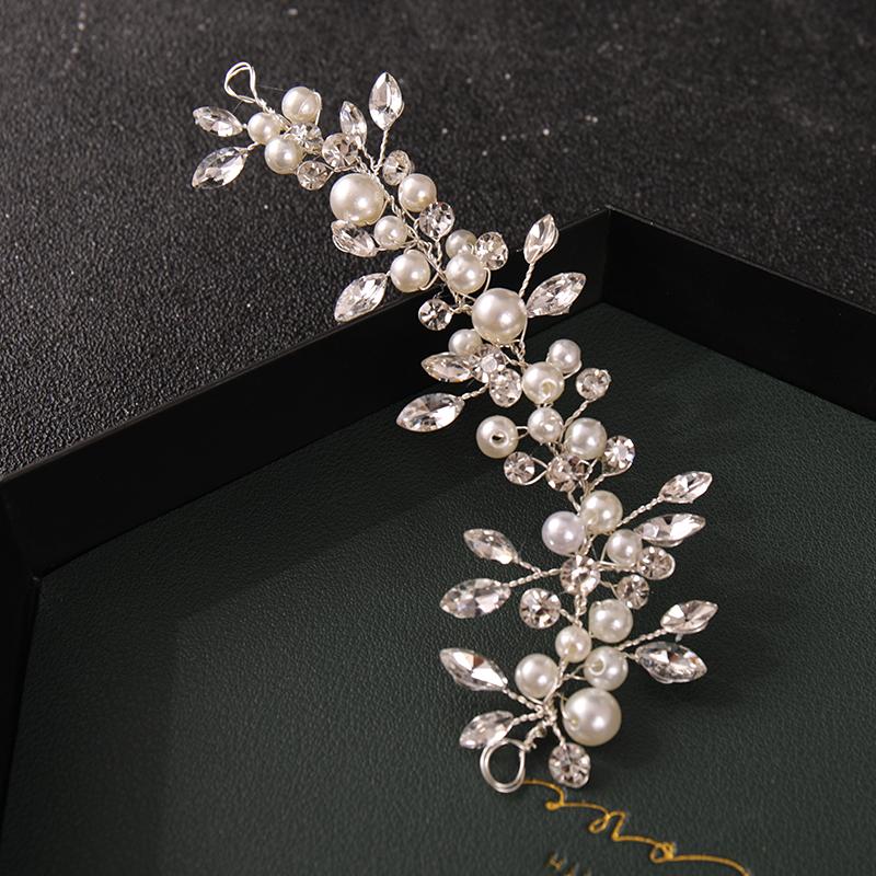 Pearl Bridal Hair Accessories Crystal Women Accessories Korean Hairband for Girls Headband белый