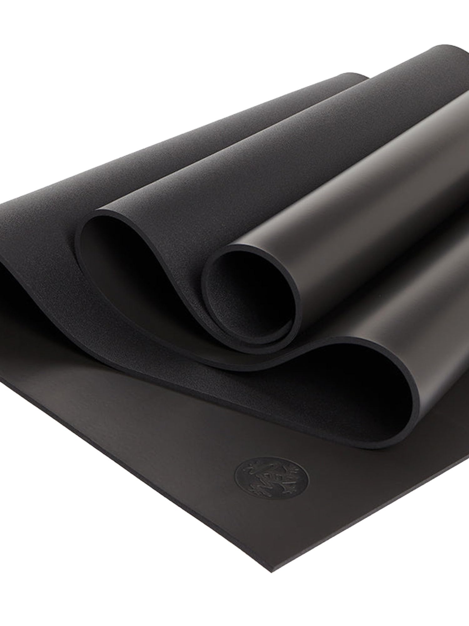 

Manduka Hot Yoga 5mm GRP Highly Open Black Mat, ADAPT, Thick, Non-Slip, Elastic, Sweat-Absorbent, Deodorizing, Cell, чёрный