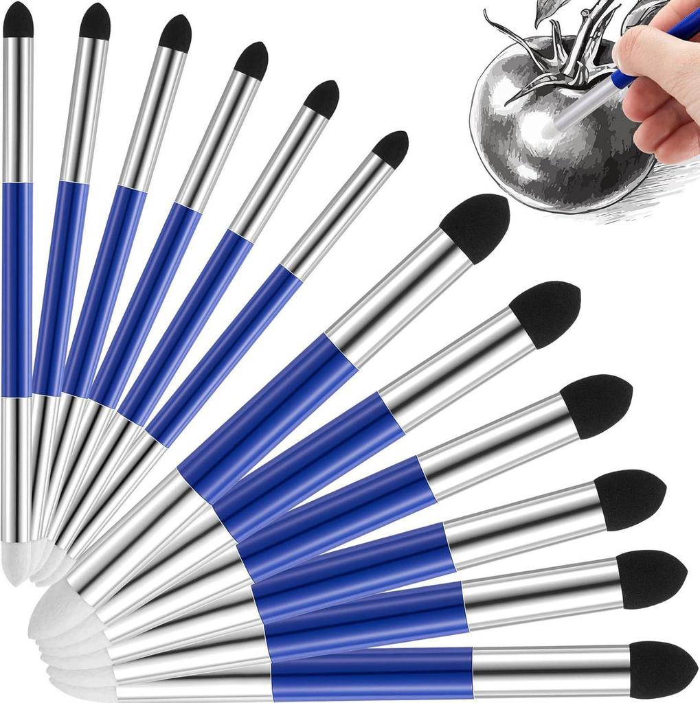 Art Sketching Blending Stumps Set: 9-Piece Kit for Drawing, Blending & Smudging
