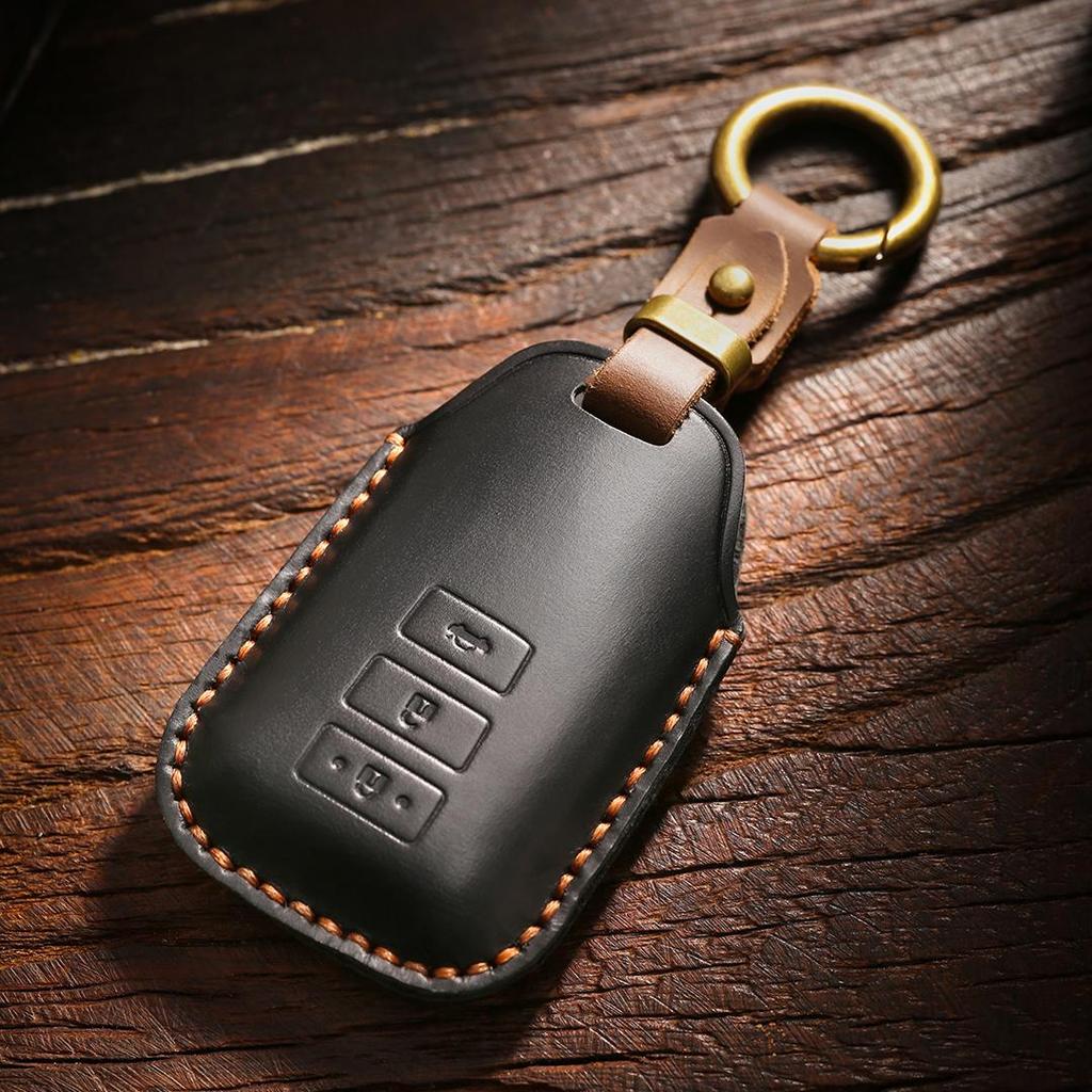 [TOYOTA-Yalex] Car Key Cover car key case Cowhide Handmade