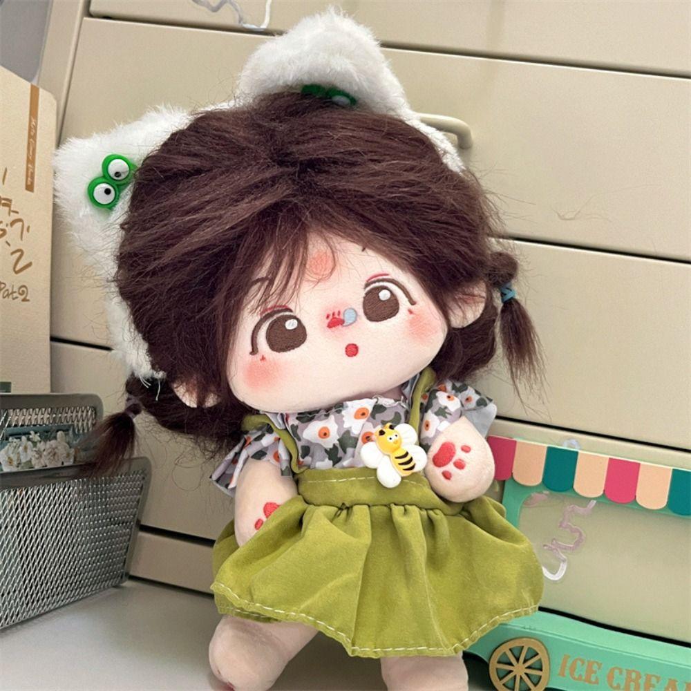 Cartoon 20cm Cotton Doll Doll Clothing Set BJD Dolls Accessories Doll Clothes Cosplay Props Gift Fairy Dress Children Toys
