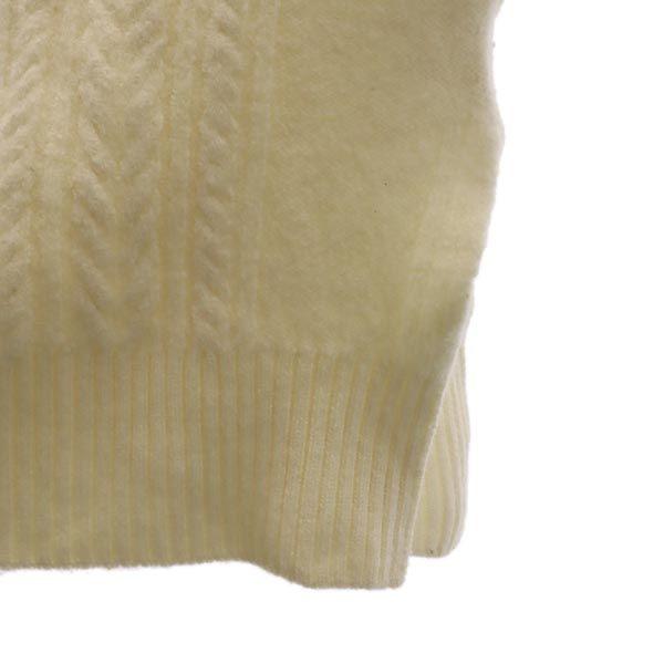 LE PHIL wool Long sleeve Fisherman knit 1 White system Women Used