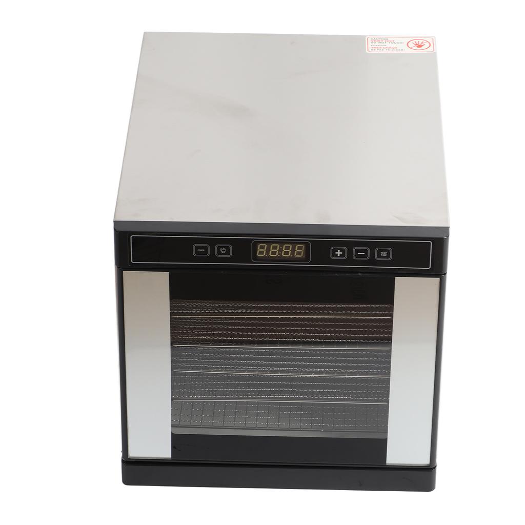 Food Dehydrator Hot Dryer 6 Trays Dryer Machine with Temperature Control for Jerky Fruit Meat Pet