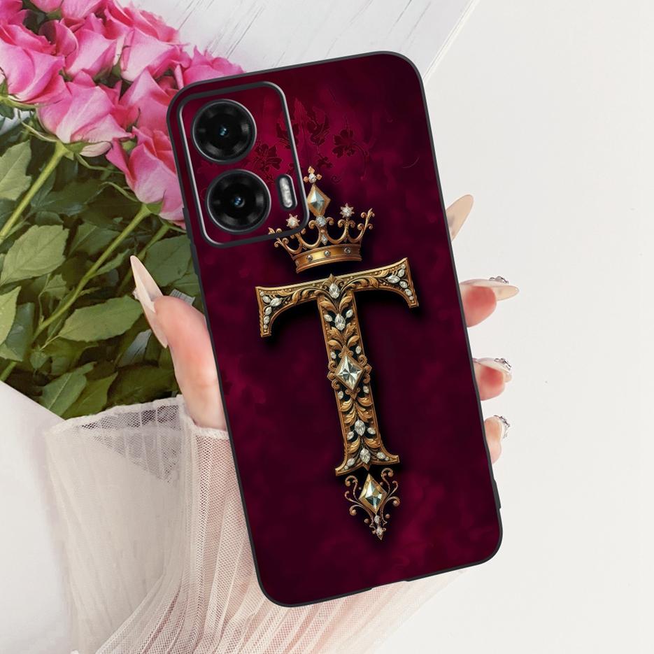 For Motorola Moto G35 Case Moto G55 G85 5G Cute Letters Cover Soft TPU Phone Case For Motorola G85 G 35 55 MotoG55 MotoG85 Shell