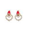Wykwintne Kolczyki Świętego Mikołaja z Wyższej Półki - Nowy Lekko Luksusowy Design 2025
