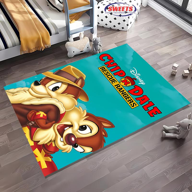 

New Shelves! Disney Chip n Dale Rescue Rangers Carpet, Living Room Bedroom Office Area Children s Room of Choice, Non-slip Mat 40x60cm (16x24in)