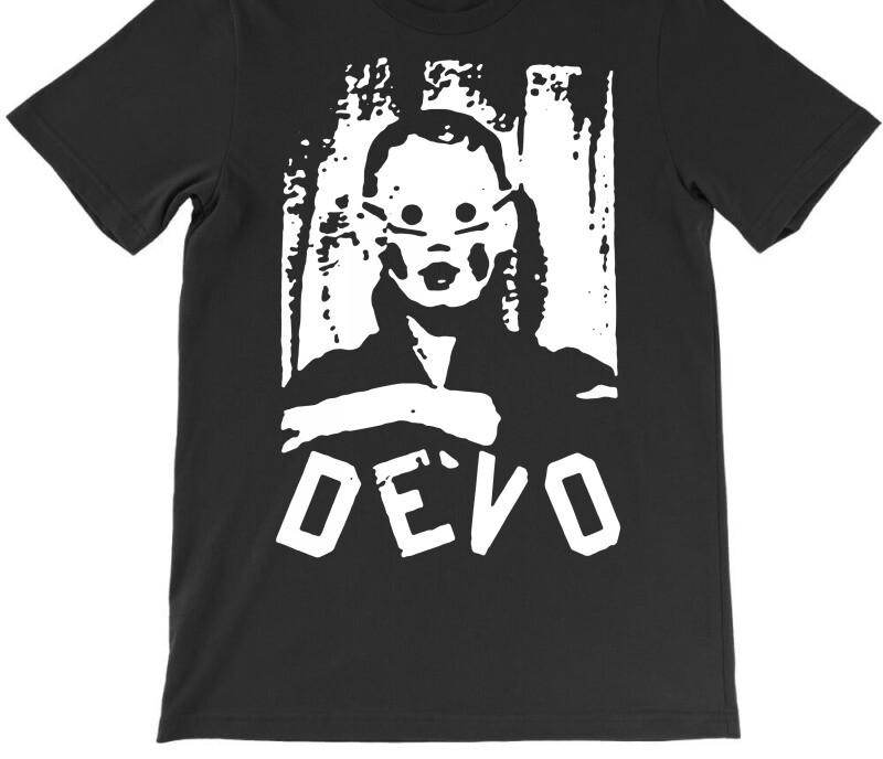 Vintage Devo Music Band Cotton Black S234XL Men Women Shirt AG312 Unisex T-Shirt S