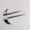2pcs Vent Fender Trim Emblem Blade Logo V8 BITURBO 4MATIC+ for Mercedes Benz AMG V8 C200 C300 E300 E400 W213 Car Side Stickers