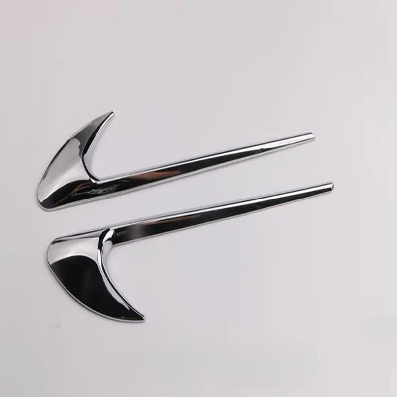 2pcs Vent Fender Trim Emblem Blade Logo V8 BITURBO 4MATIC+ for Mercedes Benz AMG V8 C200 C300 E300 E400 W213 Car Side Stickers