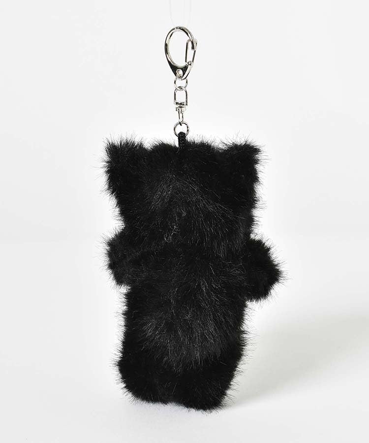 Fluffy Animal Mascot Plush Keychain Key Charm Bag Charm Charm Cat Cat Calico Chick Koala (Calico)