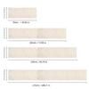Snowflake Winter Table Runner Tablecloth in White Gold Linen for Seasonal Christmas and Holiday Table Setting Decoration