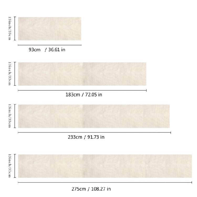 Snowflake Winter Table Runner Tablecloth in White Gold Linen for Seasonal Christmas and Holiday Table Setting Decoration