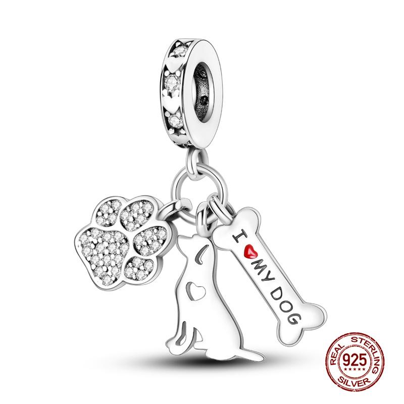 New In Animal Series Charms Series Copper Charms Beads Fits Original 3Mm Women'S Bracelets Beads Women Diy Fine Jewelry Gift