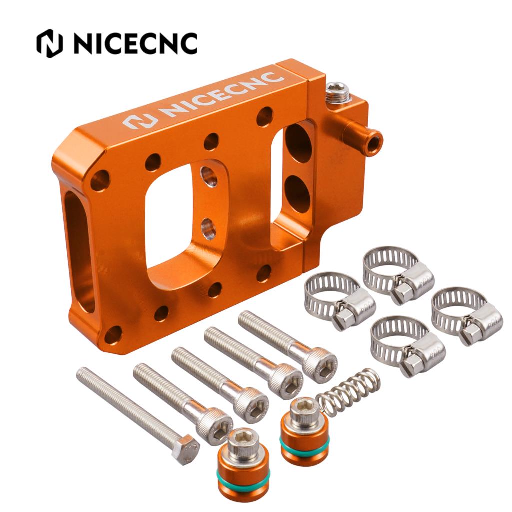 NICECNC Для GasGas EC 300 EC 250 2021-2023 Блок для переноса форсунки TPi Для Husqvarna TE 300i TE 250i KTM TPi EXC 300 250 XCW оранжевый