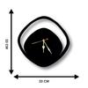 Boomerang Shape Metallic Analog Wall Clock for Home,Office,Living Room,Bedroom,Kids Room & Kitchen | Big Size Stylish Latest Home Decor