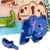 En Puzzle, Early Learning Cognitive Development, Shape Matching Educational Cartoon Animal for