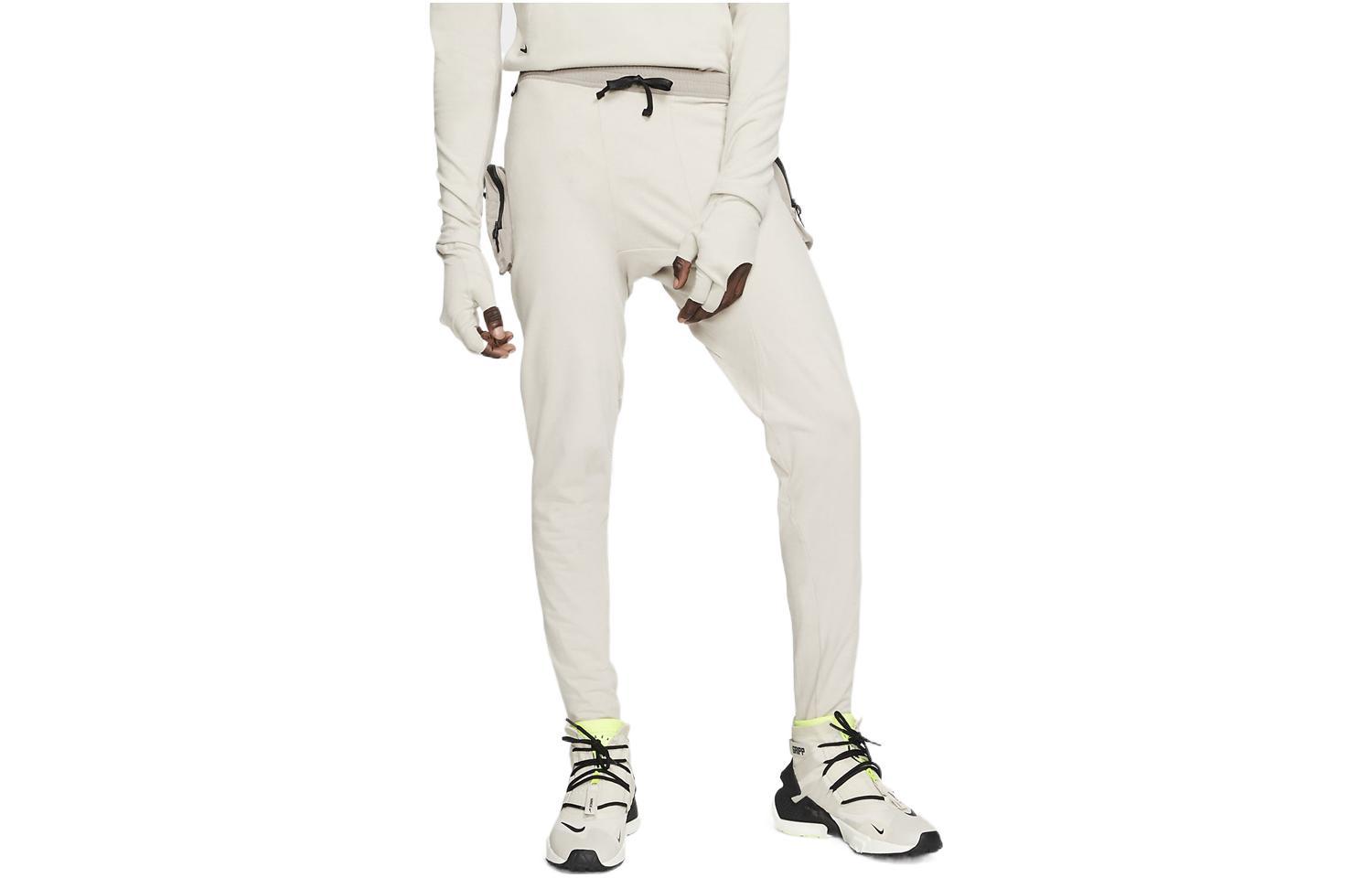 Повседневные брюки Nike Унисекс Белые Умеренно прямые Брюки BV8079-279 XS