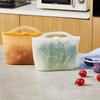 Silicone Reusable Food Bag Freezer Food Container Heat Resistant Leakproof Fresh Keeping Bags Sub-packing Sealing Bags