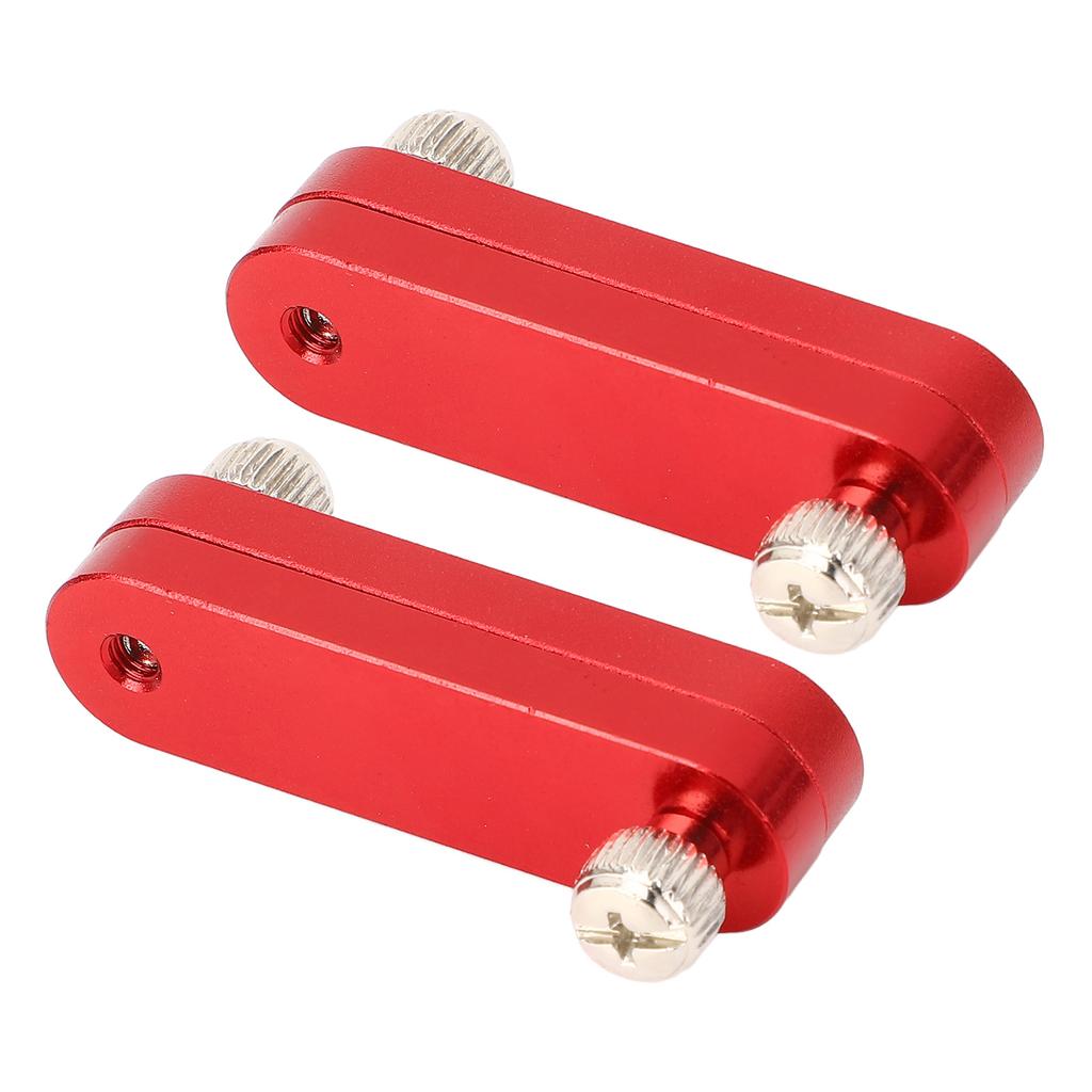 2PCS Ruler Positioning Block Aluminum Alloy Adjutsable Ruler Positioning Limit Block