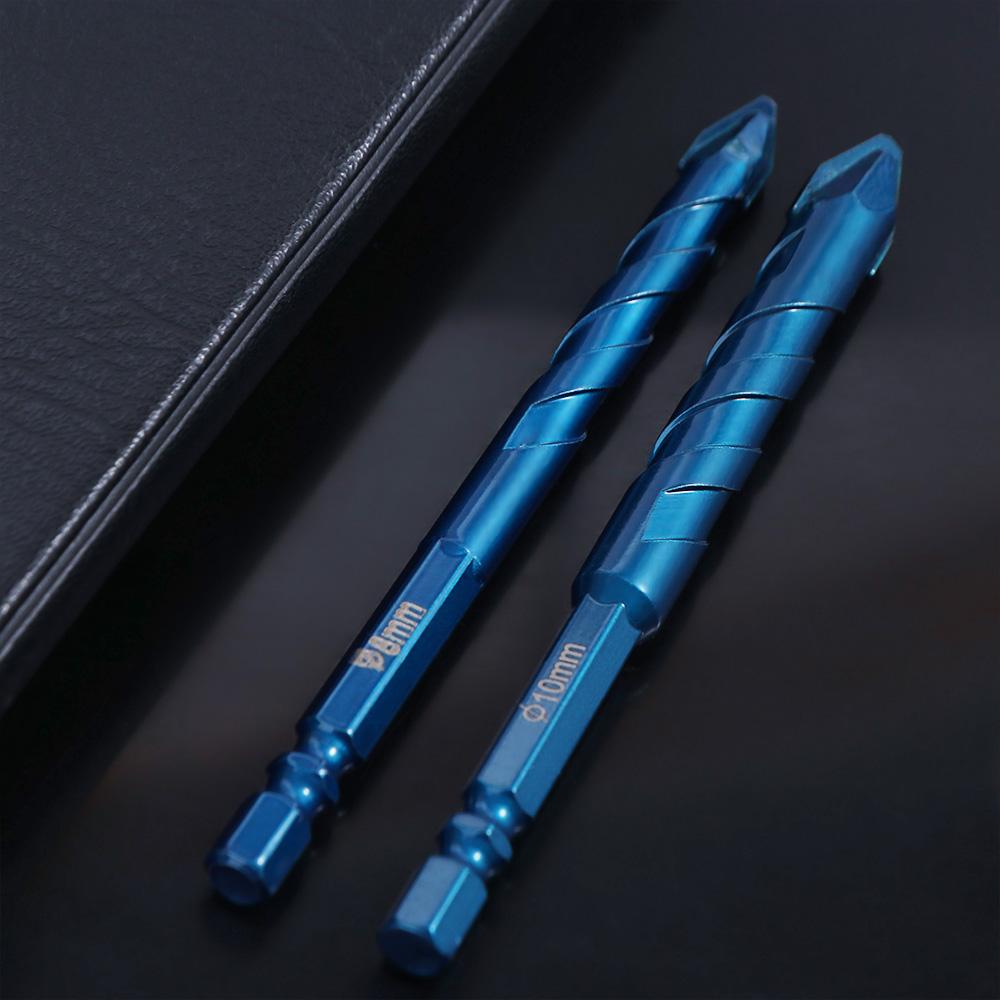 High Hardness Eccentric Drill Precision Drilling Tile  Drill Bit Triangle Tile Drill Set  Tile