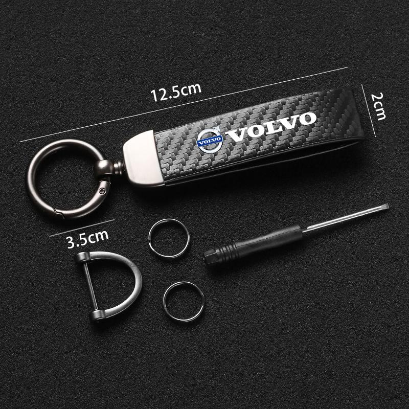 Volvo Car Keychain Zinc Alloy Auto key Ring Pendant For Xc60 Xc90 V40 V60 S60 V50 V90 S80 C40 XC40 V70 XC70 C30 C70 EX90 Rdesign