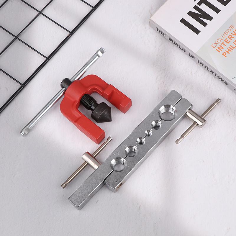 Tube Cutter Flaring Tool Kit Tube Expander Expansion Mouthparts Pipe Cutter Reamer Device For Copper Tube Flaring Tools 6-15Mm