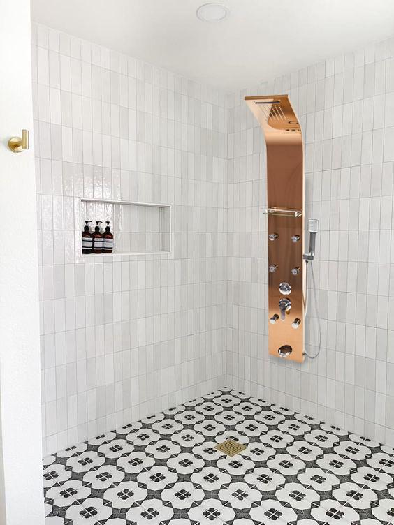 ROSE GOLD shower panel faucet