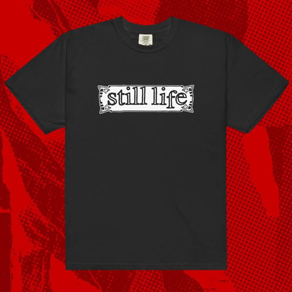 Still Life Logo T Shirt Post Hardcore Punk Screamo Skramz Sleepytime Trio Current Thumbnail Vintage Washed Graphic Fashion Soft