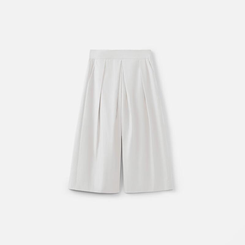 Broadcast Women's Lightweight Wide-Leg Cropped Casual Trousers