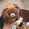 Korilakkuma Donut Plush Doll Keychain Kawaii Rilakkuma Cute Dessert Series Kiiroitori Little Chick Creative Stuffed Toy Pendant