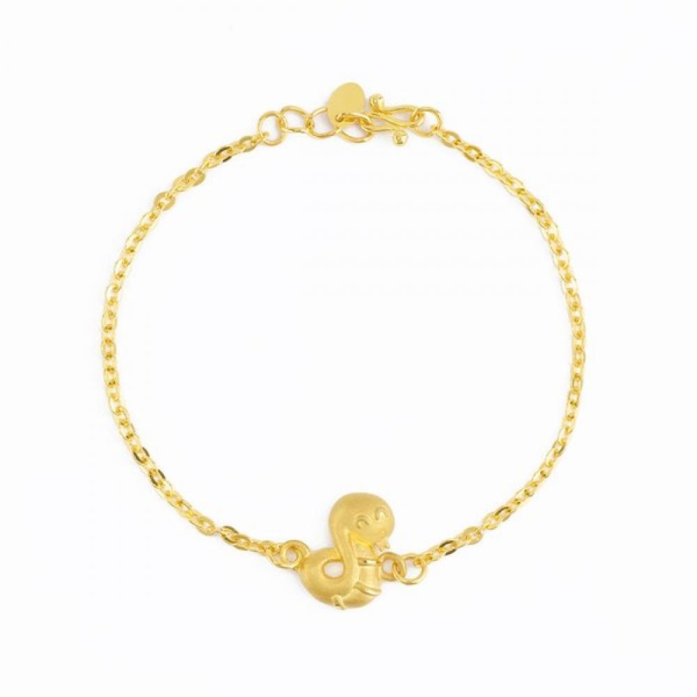 Tiny Co 24k CoCoi 1.875g Snake Smile Bracelet