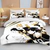 10 Sizes Haikyuu Bedding Sets Cartoon Quilt Bed Cover Anime Duvet Cover Pillow Case Sets Adult Children  Bedding Sets
