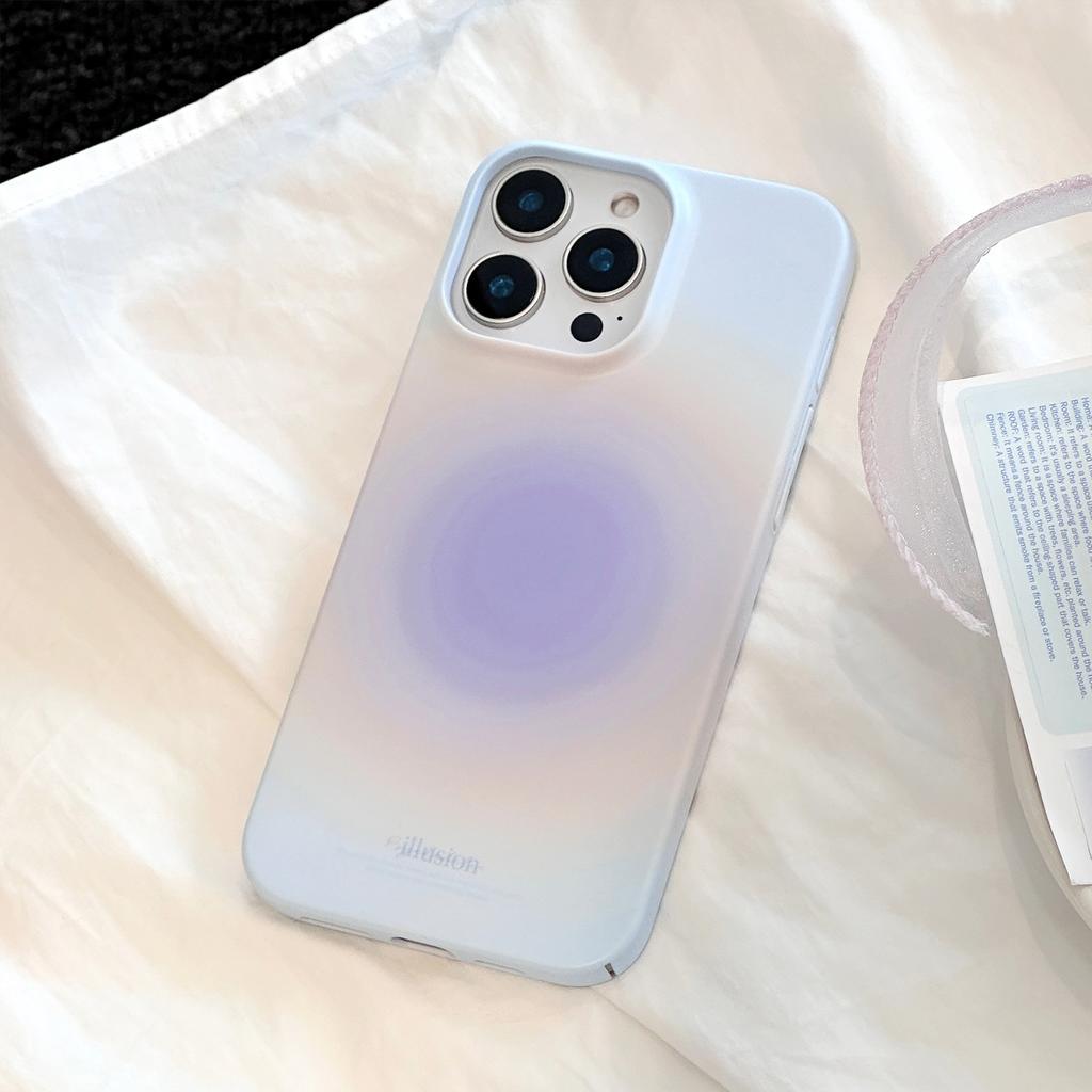 Film Shell for IPhone16 Mobile Phone Case for Apple For15promax Gradient Frosted 14 Simple 13 Japanese and Korean Style 17