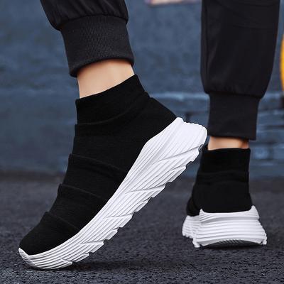 Mokasyny Lato Trampki Męskie Buty Podwyższające Wysokość Siateczka Moda Sport Duży Rozmiar 35-46
