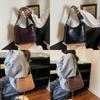 Minimalist Pu Shoulder Bag With Zipper Pocket For Daily Use