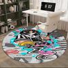 1pc Anime Character with Snake Round Carpet - Office Chair Mat, Anti-Slip Rug for Home Decor, Living Room, Bedroom, Game Room