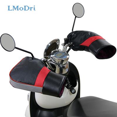 LMoDri Motorcycle Handlebar Mittens Hand Covers Warmer Waterproof Motorbike Windproof Gloves Handle Bar Muffs Hand Thick
