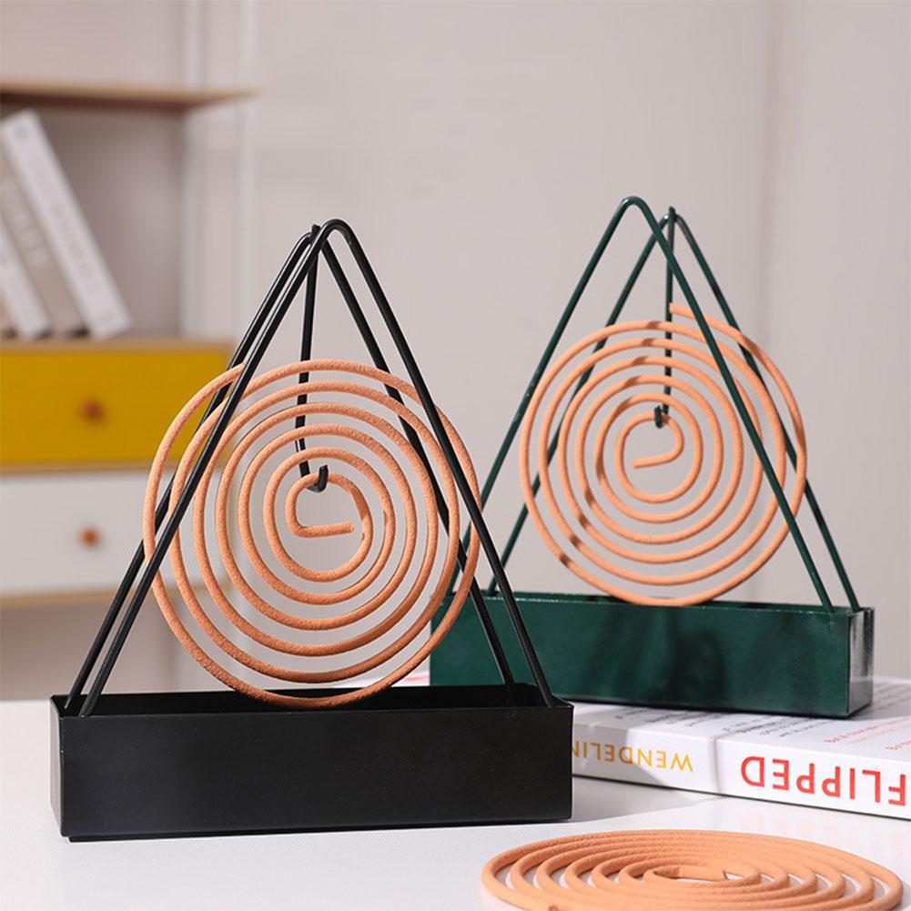 Portable Iron Incense Burner Holder Mosquito Repellent Coil Holder Incense Coil Holder for Bedroom Living Room Kitchen Office