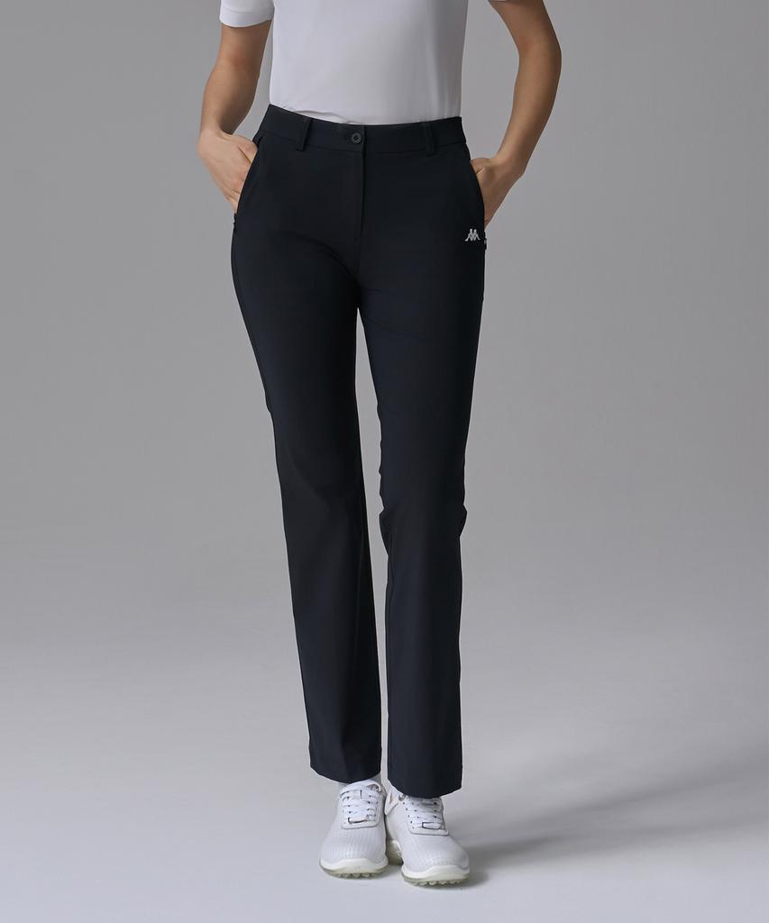KAPPA Golf Logo Semi-Bootcut Pants Women'S Black
