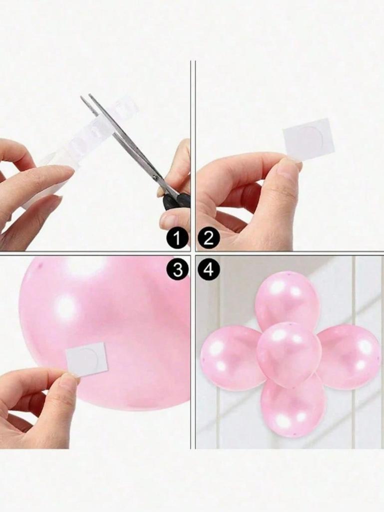 Ballon-Klebeklecks, Doppelseitige Klebepunkte für DIY, Partydekorationen, Geeignet für Partys, Treffen