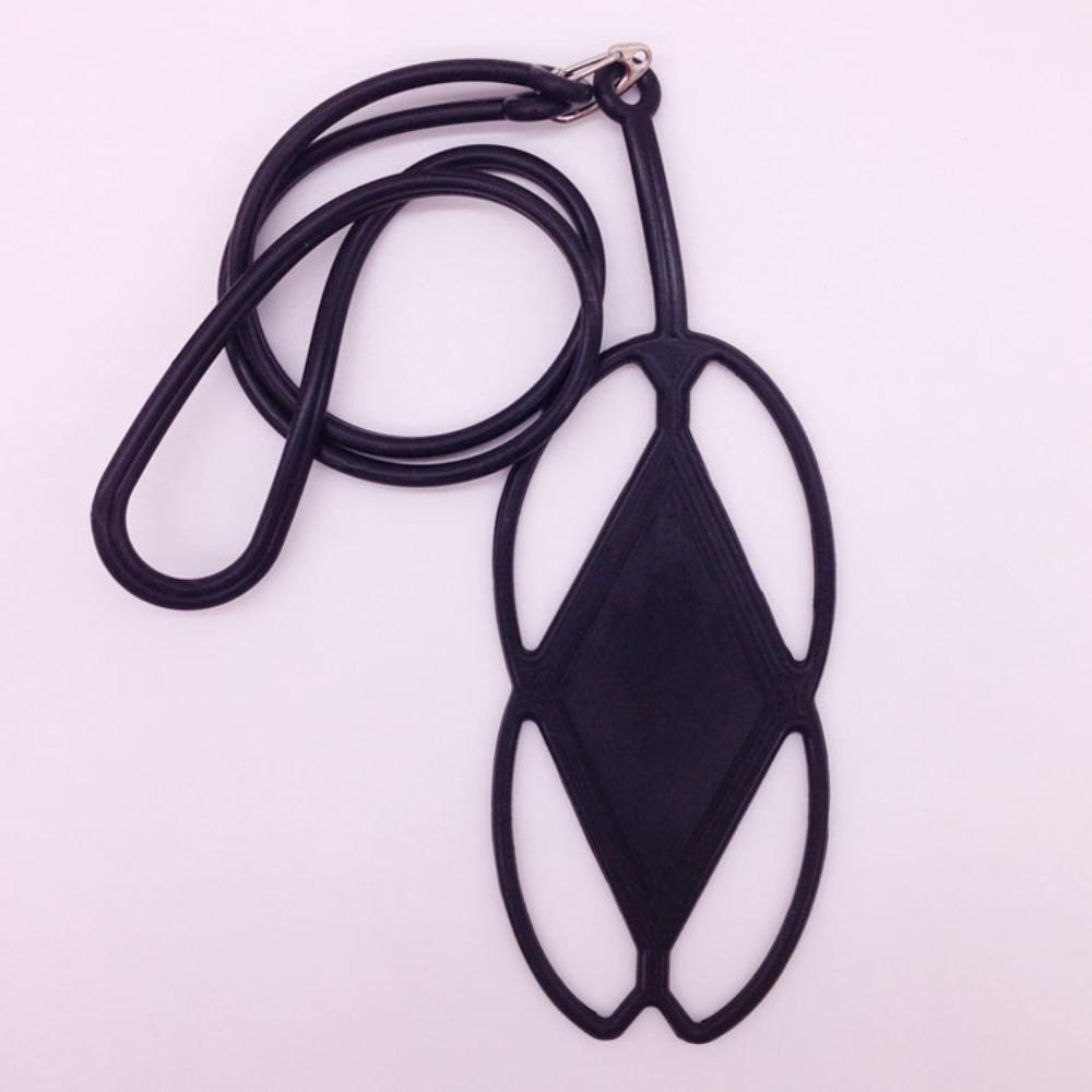 

2 шт. Силиконовые чехлы для мобильного телефона в форме ромба с шейным шнурком, прочная защитная накладка, универсальные чёрный