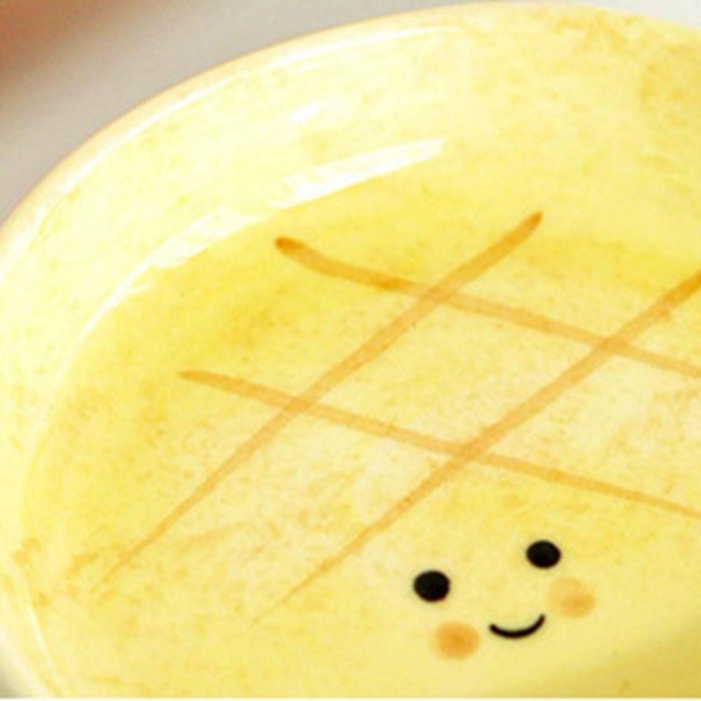 Super roztomilý mini keramický talířek Kreslený talířek na sójovou omáčku Talířek na koření Restaurace