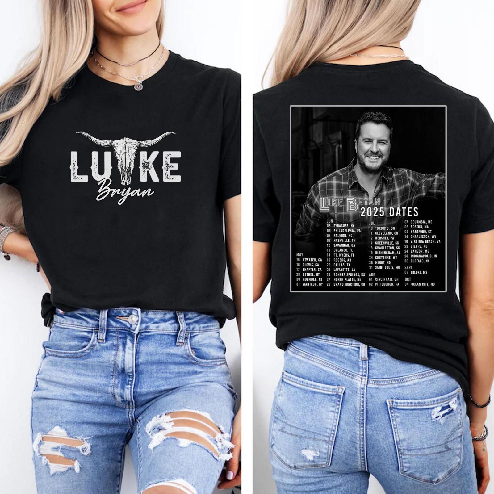 Luke Bryan – Mind of a Country Boy Tour 2026 T Shirt Gifting To Dads Cowboys XXXL