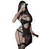 Xianyi Erotic Underwear Pure Desire Perspective Temptation Cheongsam Small Breasts Show Big Passion Bed Sexy Robe Qqny601