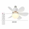 Dimmable light Color temperature Modern ceiling Mount Remote Control smart E27 Led Ceiling Fan Light