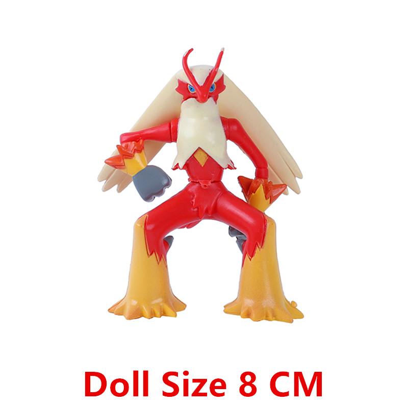 Toys Model New 4-9 CM Pokemon Anime Figure Pikachu Gengar Eevee Series Mew Cartoons Figure Pocket Monster Action Gifts Kids