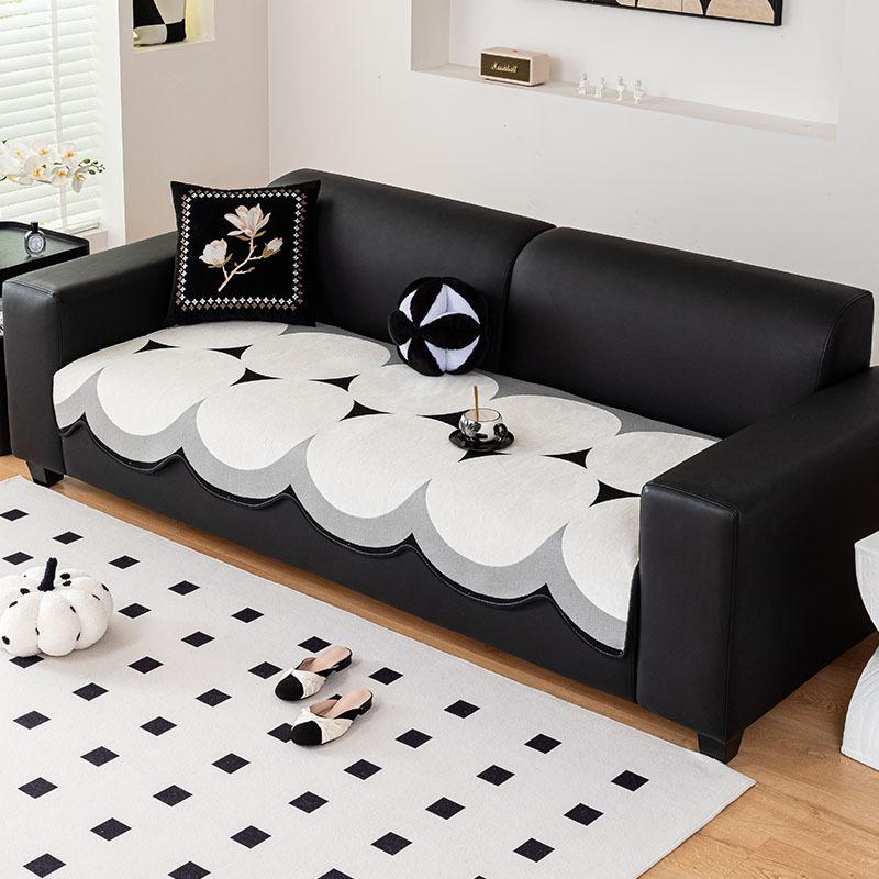 Irregular Special-Shaped Sofa Cushion Is Universal In All Seasons  New Straight-Row Sofa Non-Slip Chenille Sofa Cover Blanket
